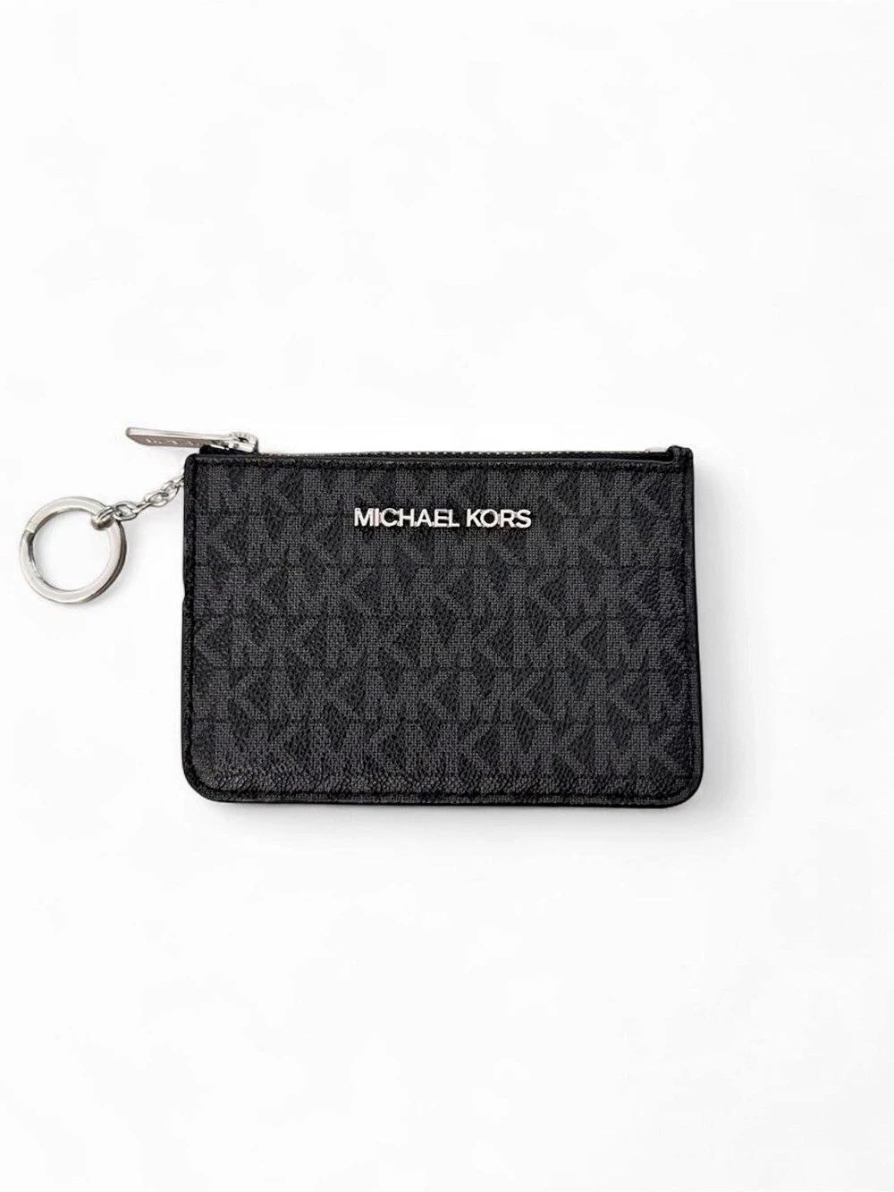 Michael Kors Jet Set Travel Small Top Zip Coin Pouch Black